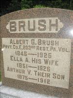 Brush, Albert G., Ella A. and Arthur V.